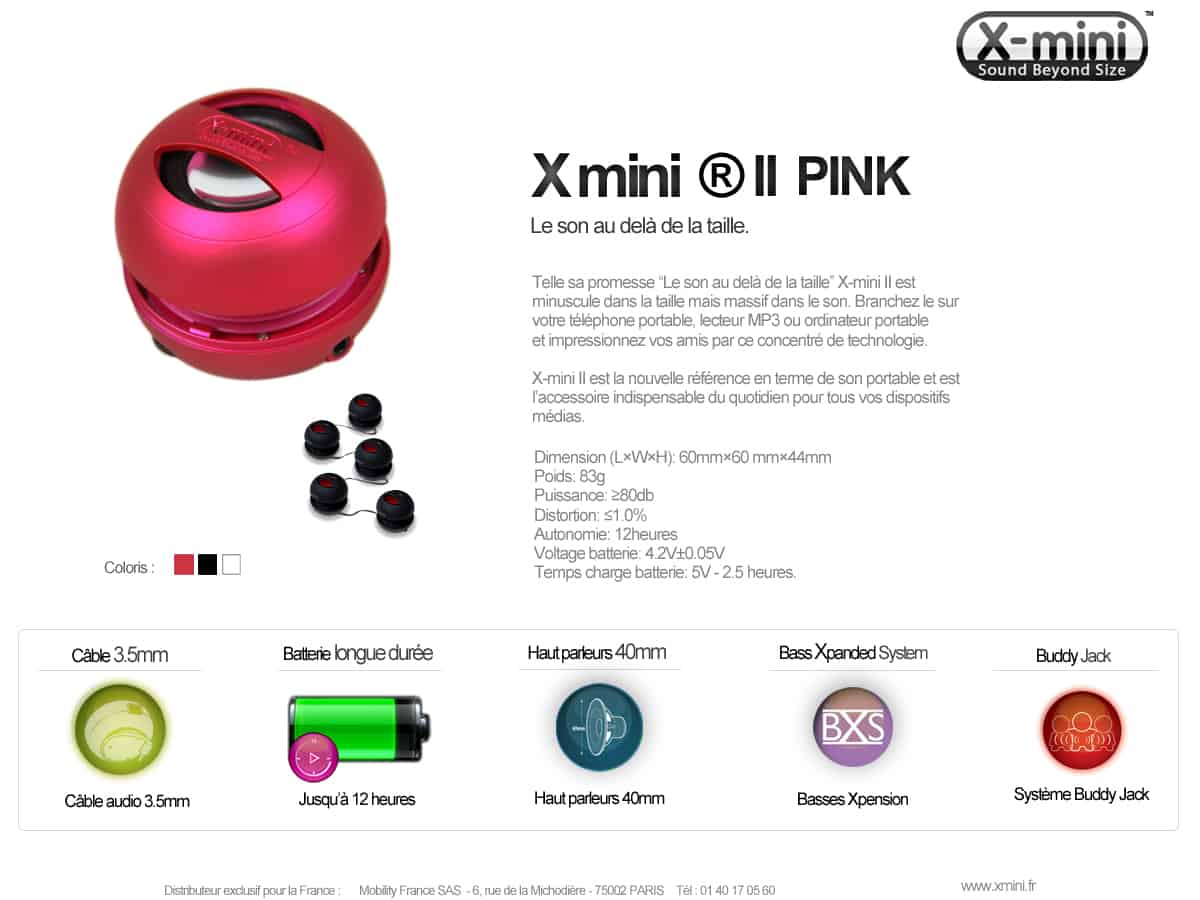 X mini: le son au delà de la taille ?