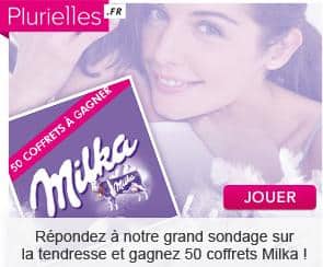 [concours] Avis aux gourmands: 2 coffrets Milka à gagner ![résultat en bas de page :) ]